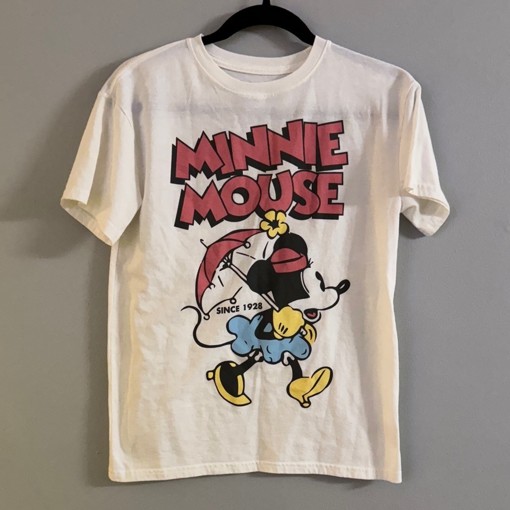 Minnie Mouse Graphic Women’s T-Shirt - Cream